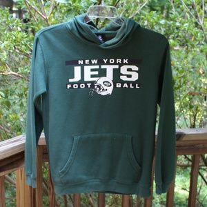 Youth Jets Hooded Sweatshirt - Youth Large 14/16